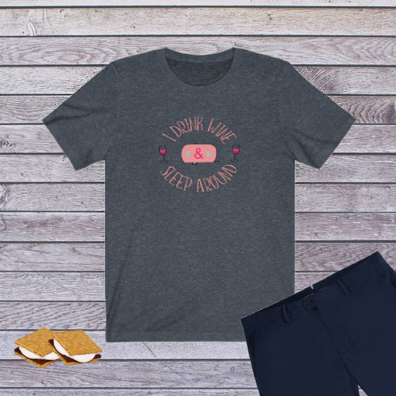 tee Drink Wine and Sleep in My RV Camper RV Unisex Sweatshirt