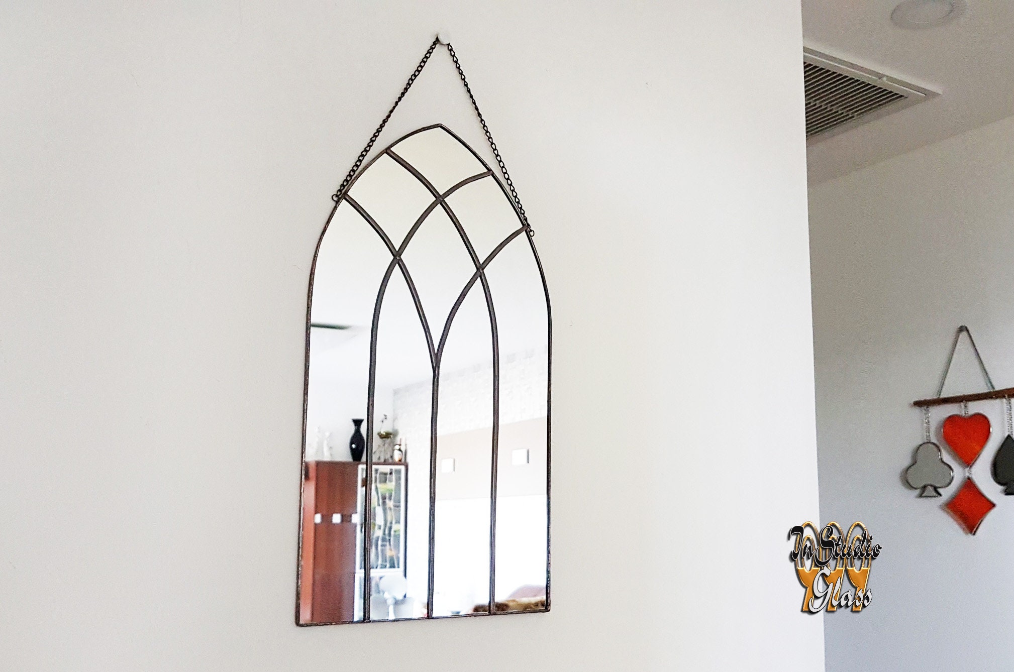 Cathedral window arch mirror for cathedral inspired gothic Etsy