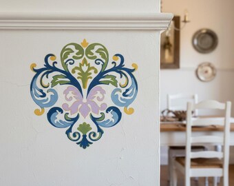 French Art Reusable Mylar Stencil Home Decor- Embellishment Stencil