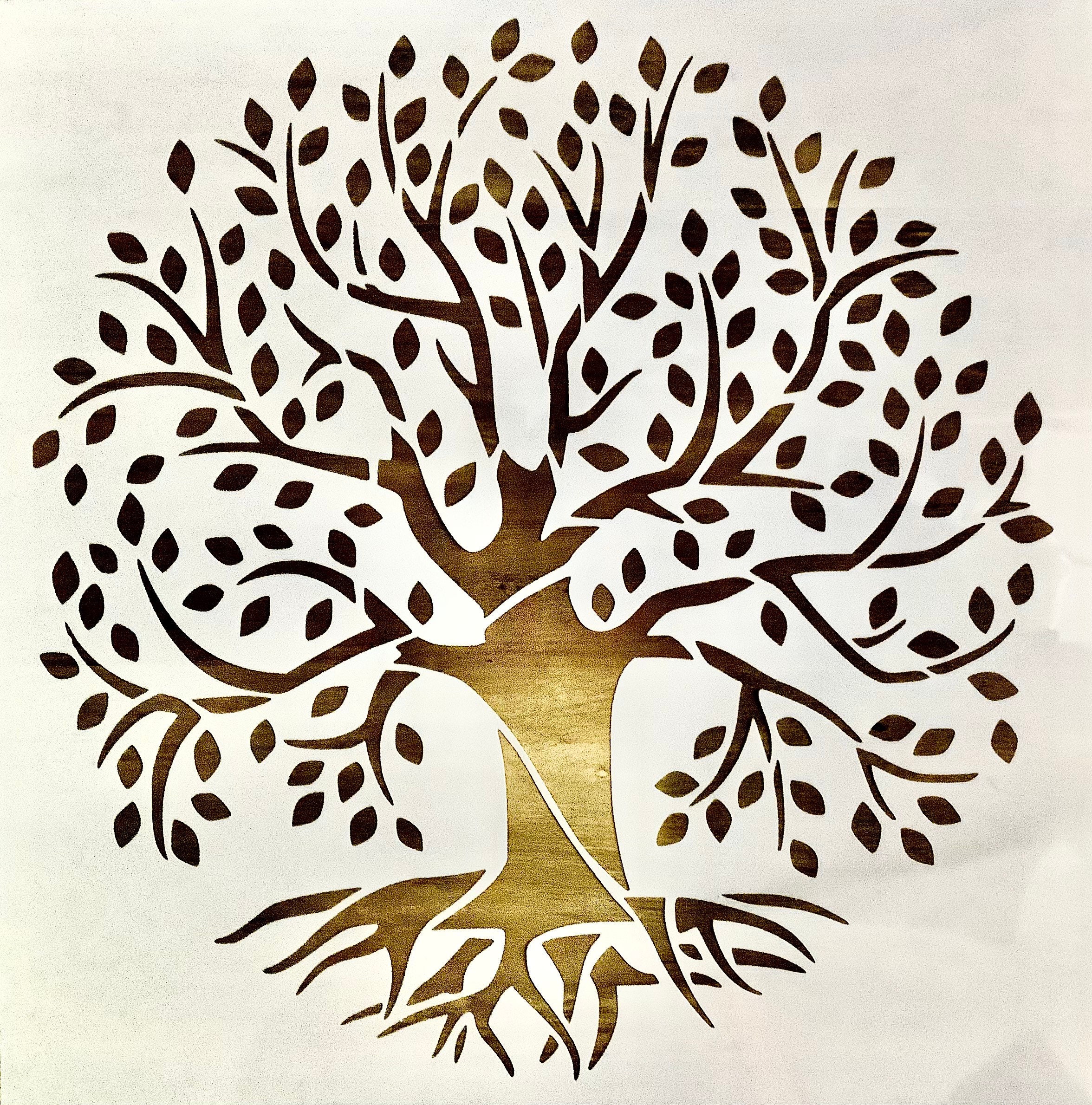 Tree of Life Stencil Mylar Reusable Chose Your Size for Etsy