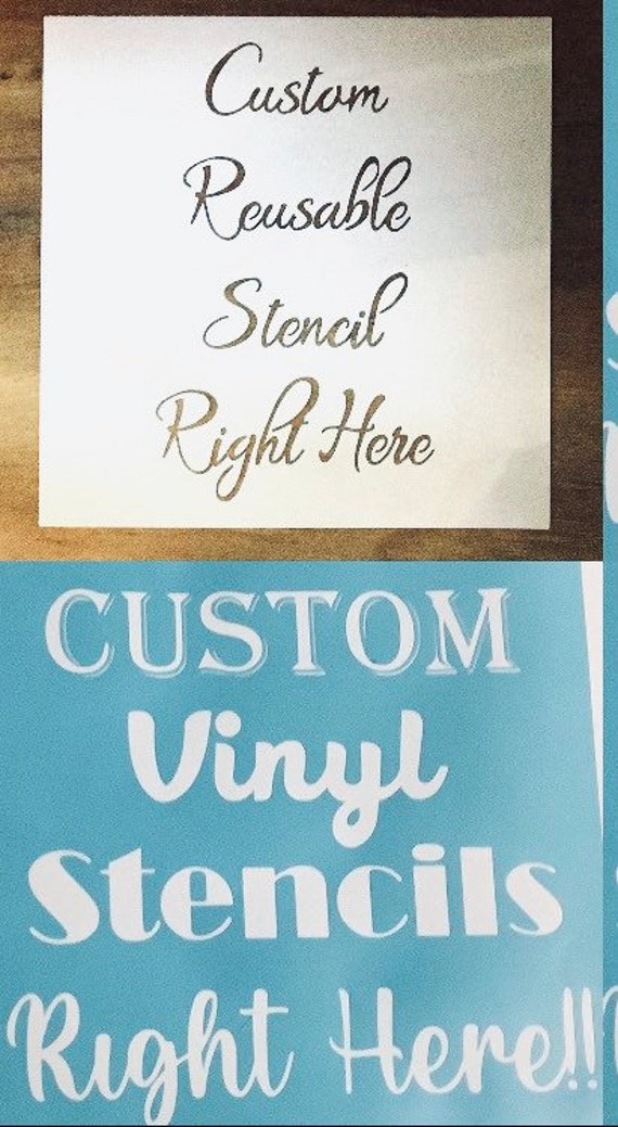 Custom Stencils Made To Order - Mylar Stencils