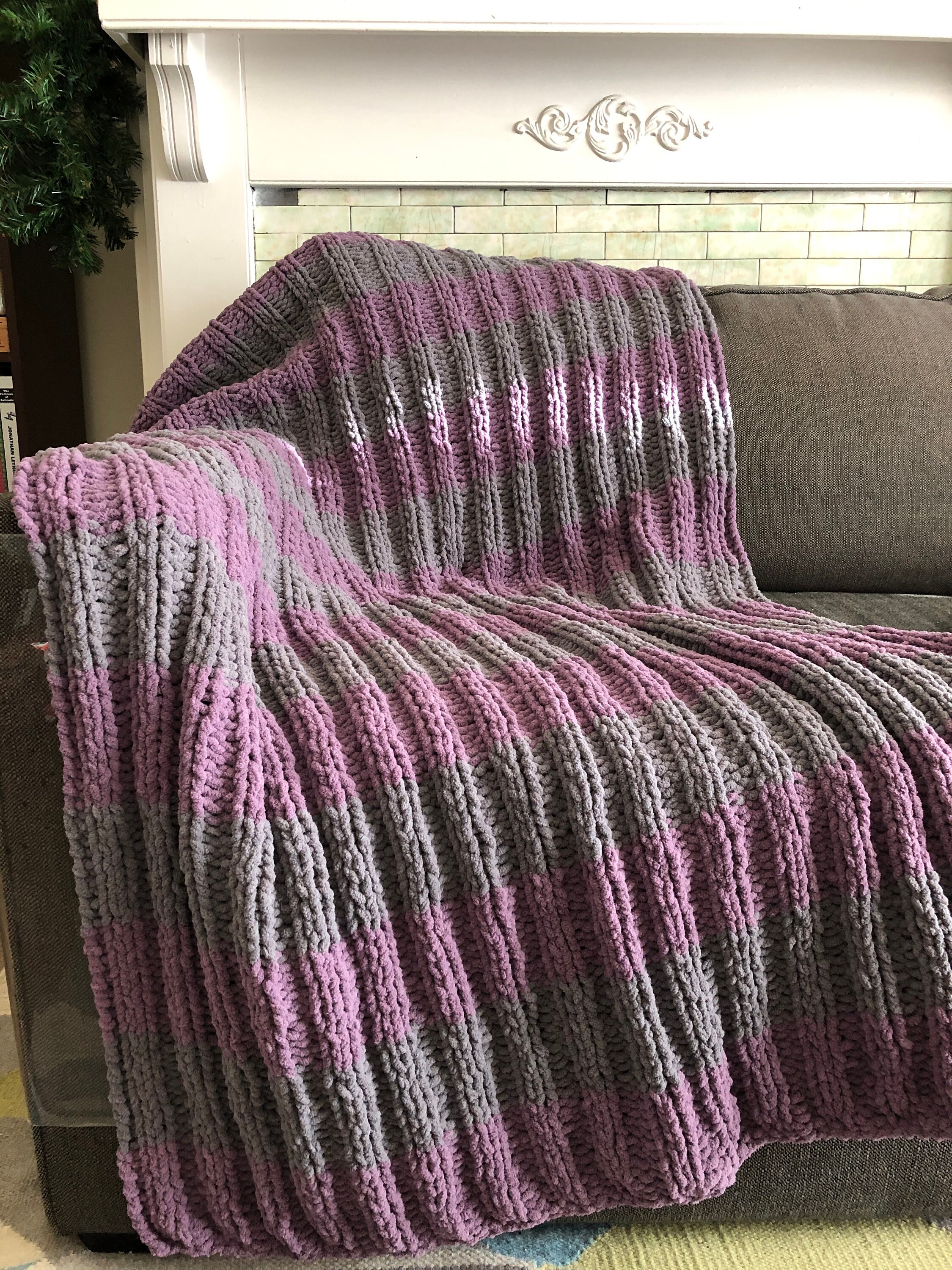 Super Soft Knitted Throw Blanket Etsy Singapore