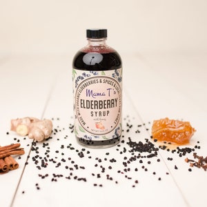 Mama T's Organic Elderberry Syrup 16oz