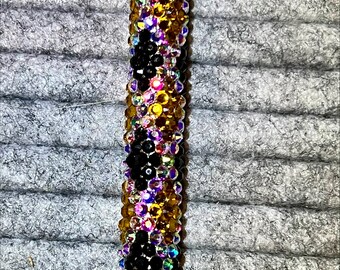 Diamond Pattern Rhinestone Pens, Bling pens, Refillable Blk ink- Custom made to order Any Colors