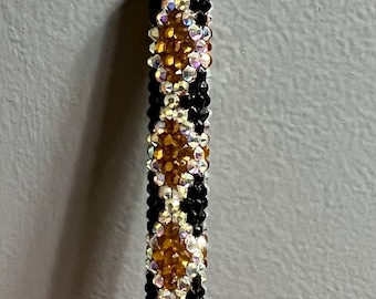Diamond Pattern Rhinestone Pens, Bling pens, Refillable Blk ink- Custom made to order Any Colors
