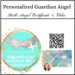 Ángeles de la guarda personalizados, nombres de tus ángeles personales, ángeles de oración personalizados, certificado de ángel de nacimiento, conoce a tus ángeles