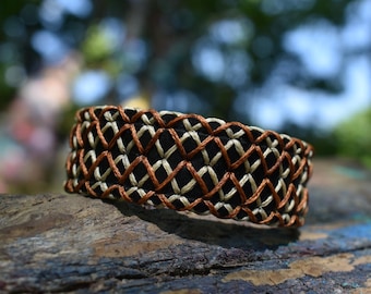 Geflochtene Leder Manschette Armbänder