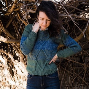 Knitted Sweater, Women Sweater, Cozy Sweater, Chunky Sweater, Wool Sweater