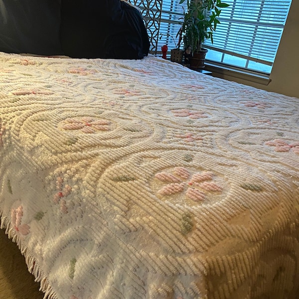 Chenille Bedspread Vintage Etsy