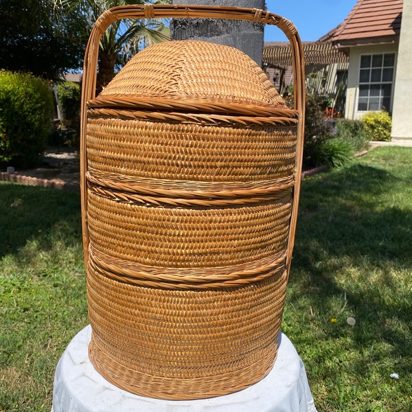 Vintage 3 Tier Chinese Wedding Basket
