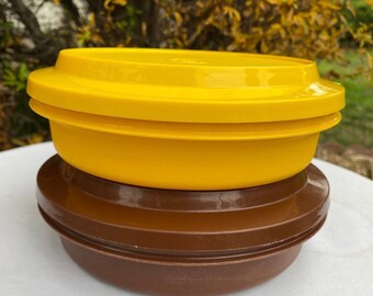 Large Lot Vintage Tupperware 1970s 1980s LIDS BOWLS Extra Clean Not  Microwaved