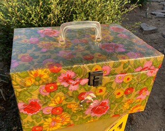 Hobby Gift Premium Extra Large Sewing Box Vintage Floral 