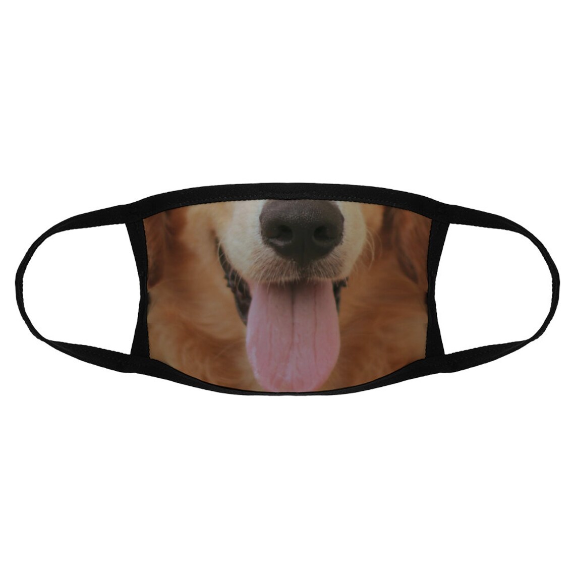 Golden Retriever Face Mask Dog Face Mask Adults Reusable Etsy