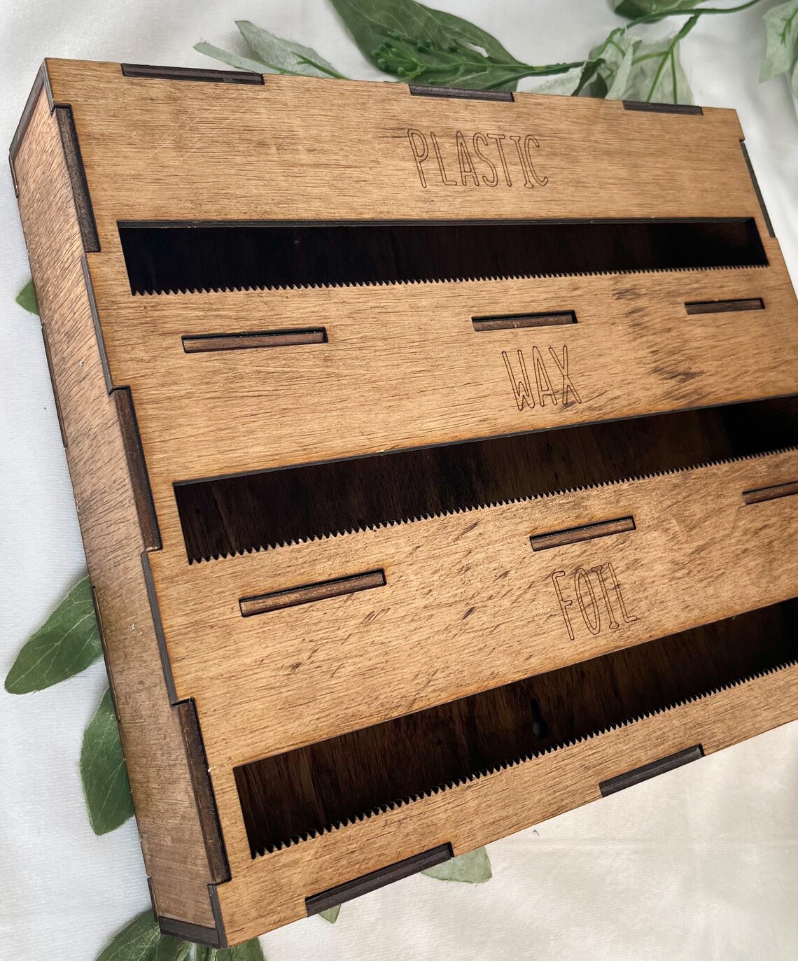 Food Wrap Organizer Food Wrap Dispenser Kitchen Wrap Etsy