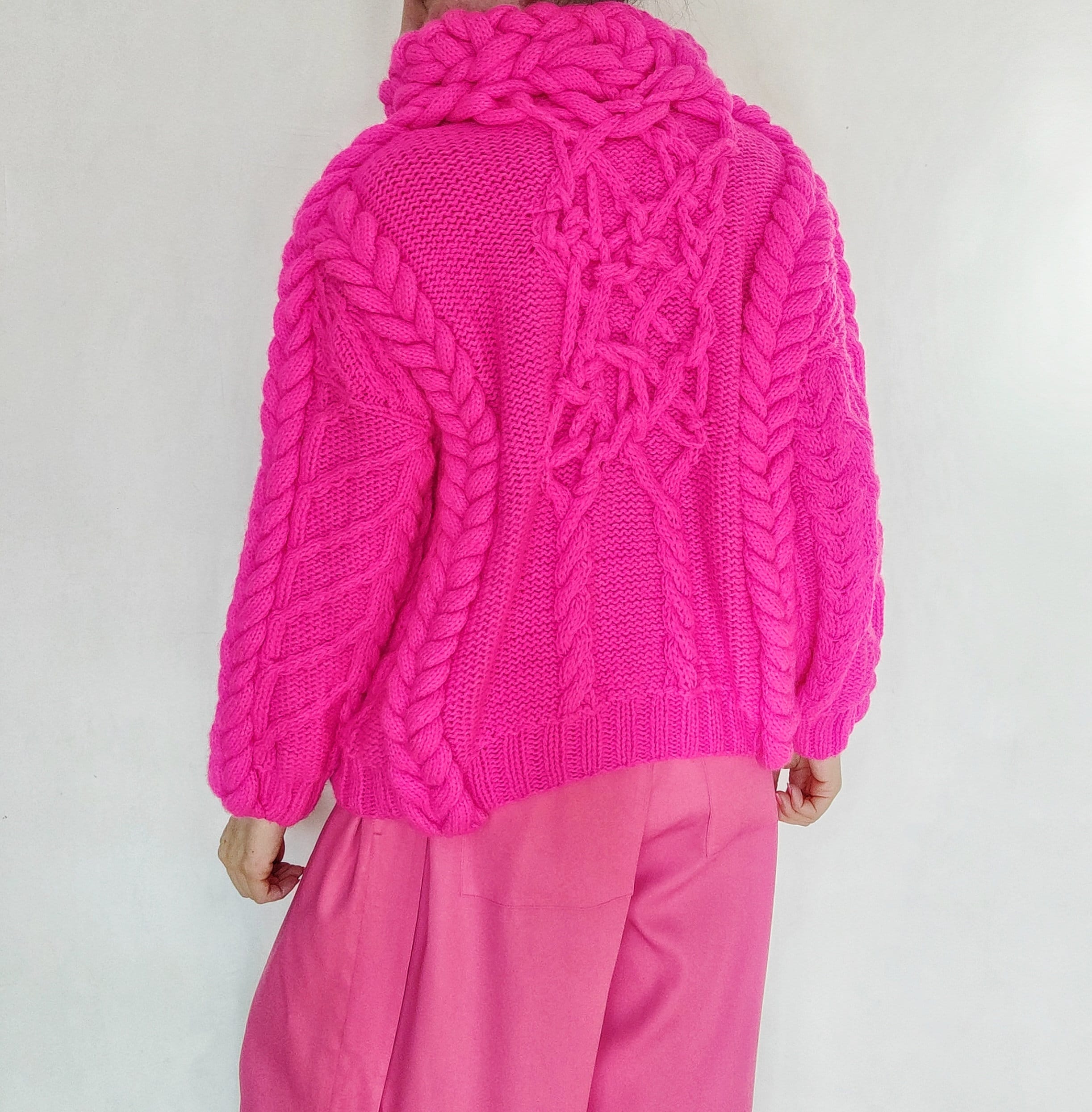 Neon pink hotsell knitwear