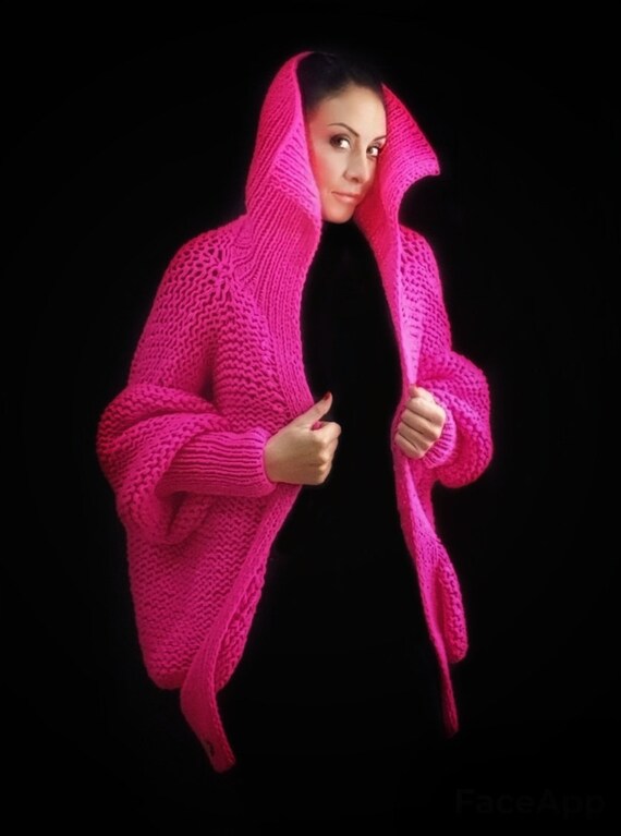 sweater neon pink