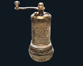Manual Antique Coffee Grinder, Herb Grinder, Hand Mill for Pepper Salt Seed Grinder Armenian Handmade Antique Style Small Size