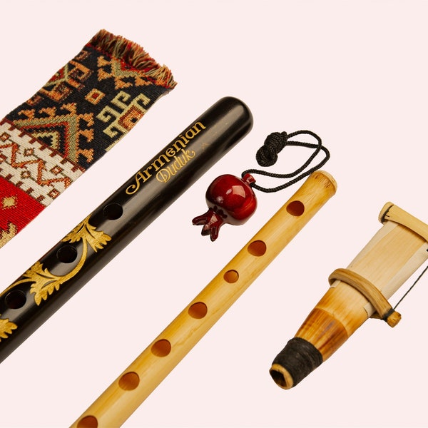 DUDUK (Balaban) & Armeense fluit - Dubbel riet houtblazers instrument doudouk uit Armenië - Armeens instrument duduk in toonsoort A