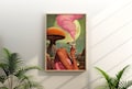 Egoless - Retro Surreal Art Print, Mushroom Poster, Vintage Recycled Cotton Canvas product logo