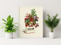 Be Kind (Retro Art, Vintage Art, Trippy Wall Art, Retro Print, Collage Print, Flowers Art, Weed Art) product logo