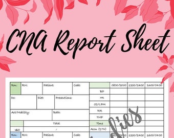 printable cna daily assignment sheets