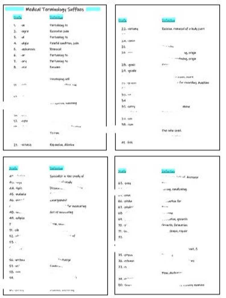 Medical Terminology Flashcards Printable Free Printable Templates Medical Terminology Flashcards Printable Free Printable Templates