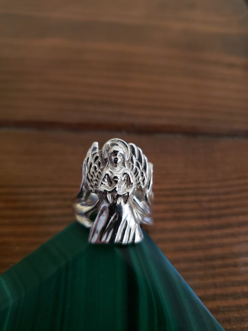 Angel Ring in Sterling Silver - Etsy