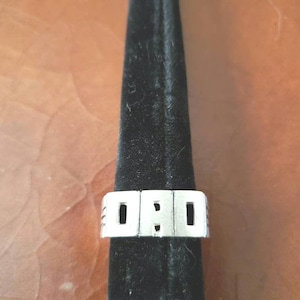 Dad ring in sterling silver