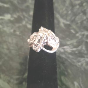 Horse Ring Sterling Silver- Western style Horse Ring