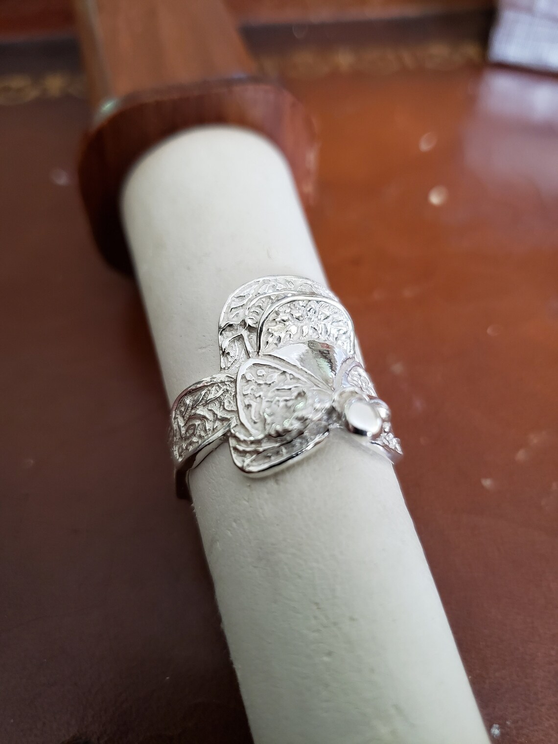 Horse Saddle Ring in Sterling Silver Western Style Saddle Etsy