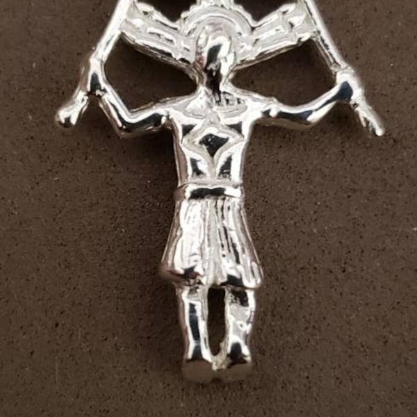 Kachina doll in sterling silver dancer