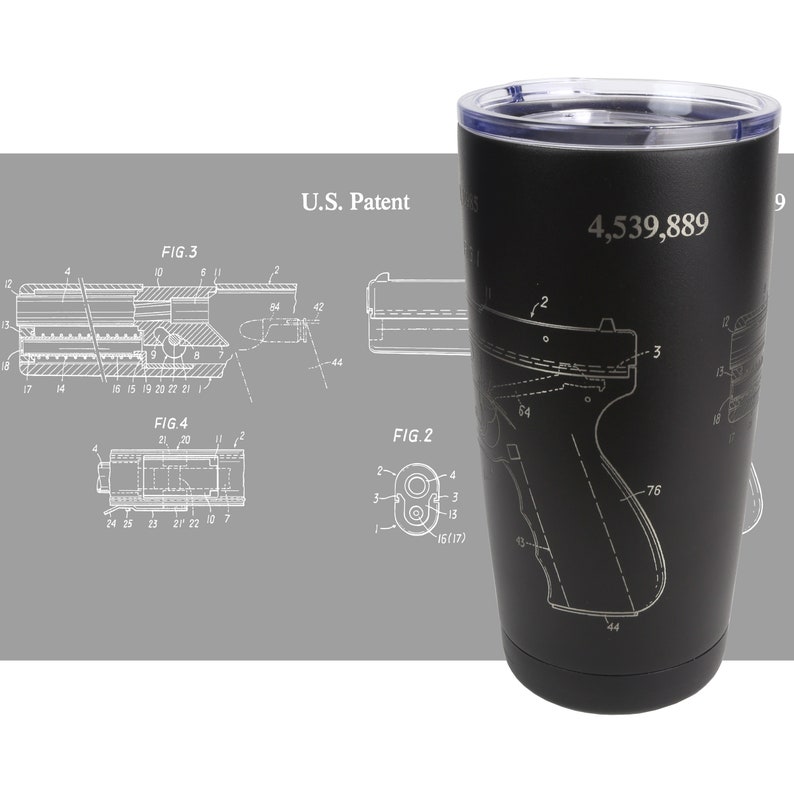 CHRISTMAS GIFT GLOCK TRAVEL MUG VINYL CUSTOM TRAVEL MUG