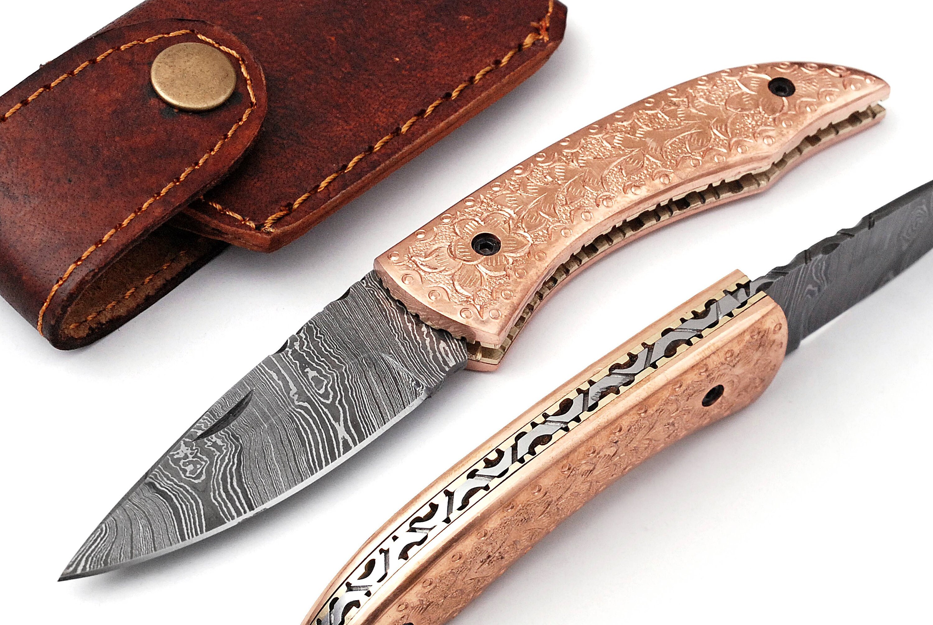 Handmade Real Damascus Steel Awesome Looking 7 Inches Etsy