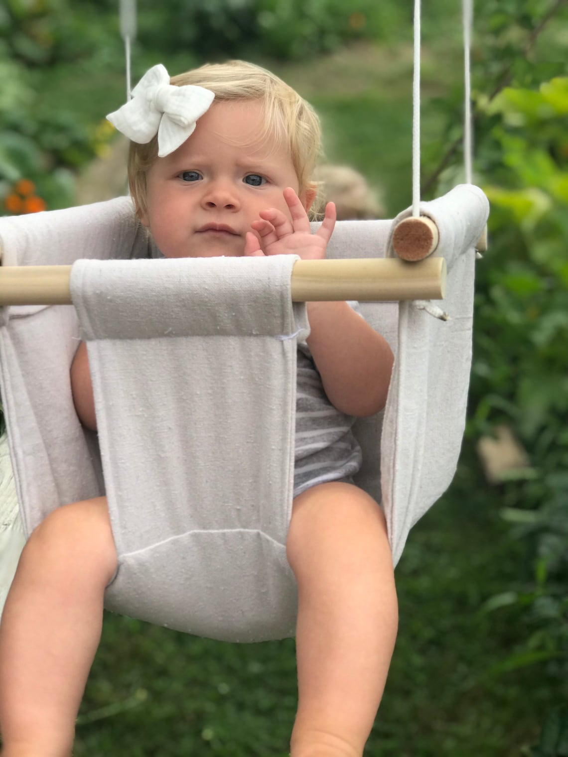 Indoor/ outdoor baby cloth swing Etsy