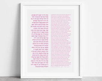Muttertagsgeschenk für Mama. Geschenk zum Muttertag Schwester, Tante, Großmutter, Stiefmutter, Frau Sprüche 31 10-31 Woman of Valor Oversized Art