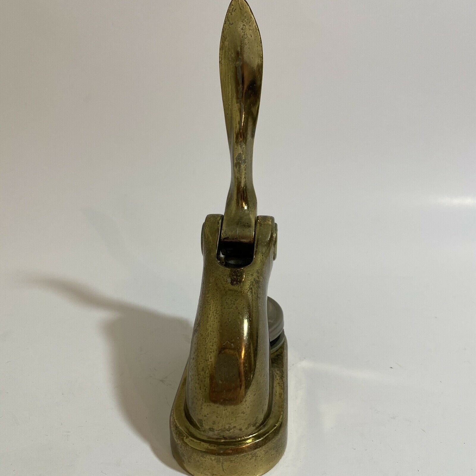 Vintage Brass Embosser Stamp Office Decor Industrial working Etsy