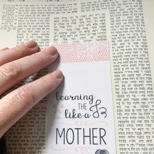 Daf Yomi Bookmark, Talmud Bookmark, Feminist Judaica, Judaica, Jewish