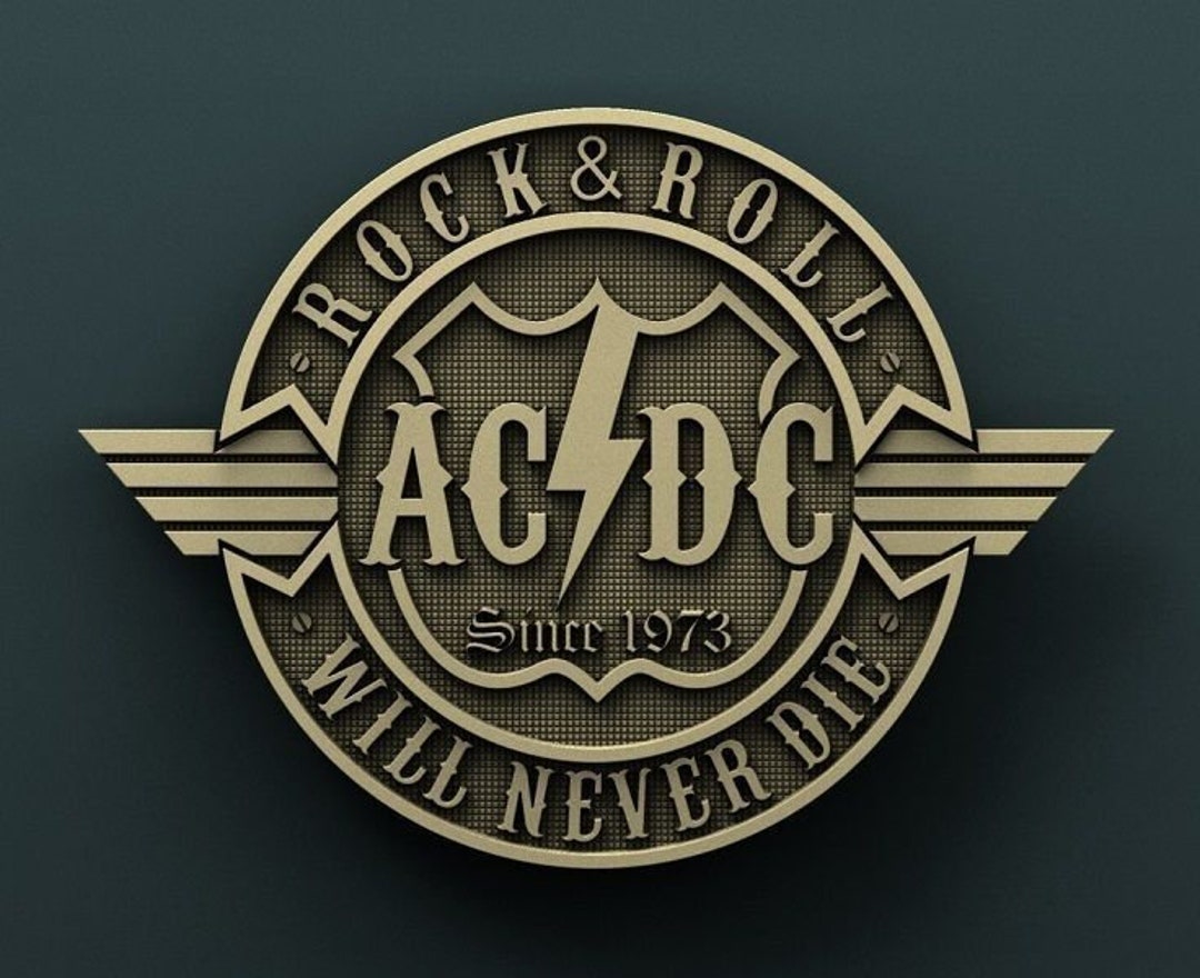 AC DC 3d Stl Model for Cnc 3D Print Model - Etsy