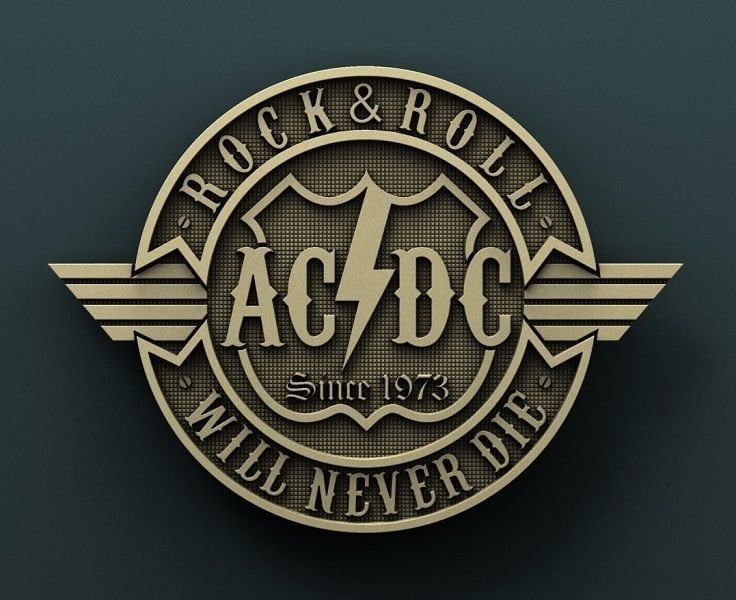 AC DC 3d Stl Model for Cnc 3D Print Model - Etsy