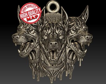 Depth Map pendent_ keychain