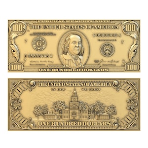 3D stl  and grayscale format model 100 dollar bill