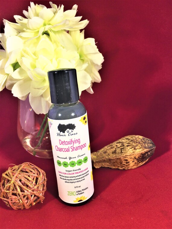Detoxifying Charcoal Shampoo Wholesale Organic Hair Care Etsy