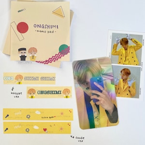 Ongshimi Washi Tape & Memo Pads