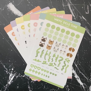 WayV Dekozeit Sticker