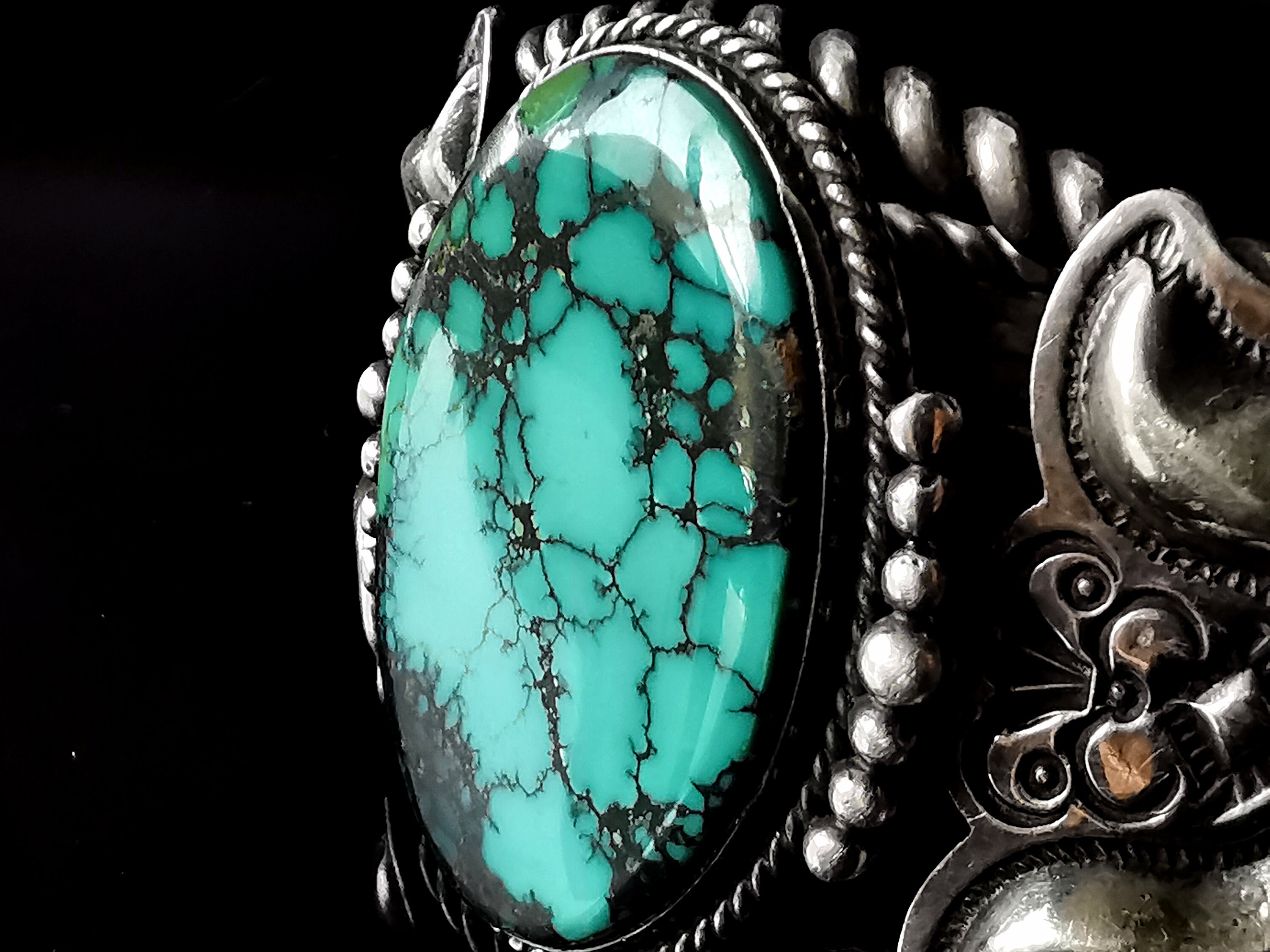 アクセサリー Navajo Gary Reeves Turquoise Bangle Gary Reeves Sterling Navajo Bracelet With Turquoise - Etsy