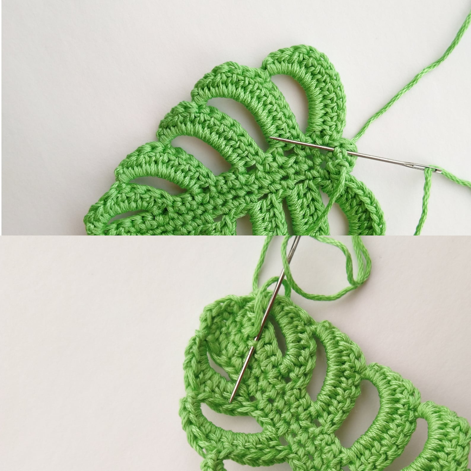 Crochet Pattern Monstera Leaf PDF Etsy