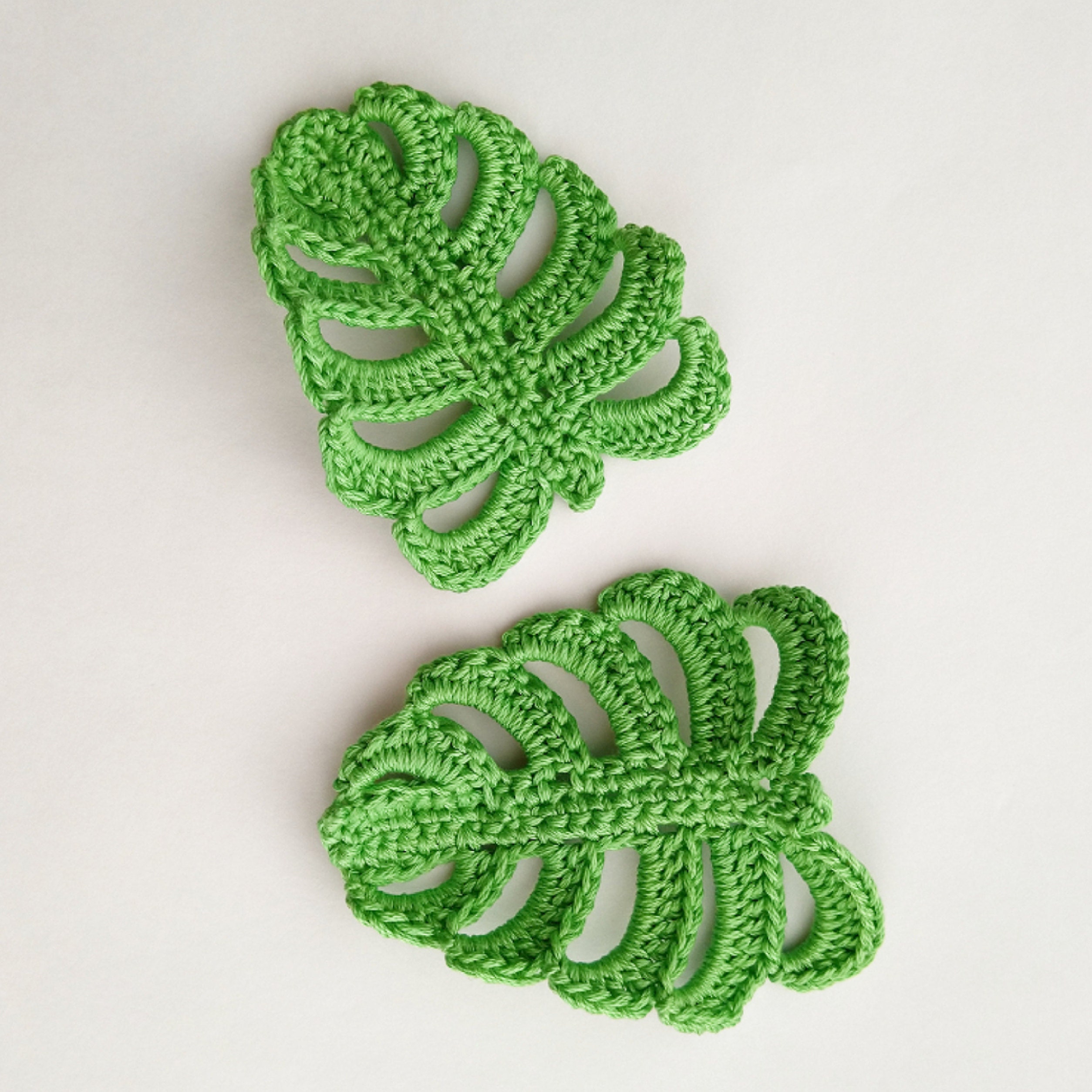 Crochet Pattern Monstera Leaf PDF Etsy