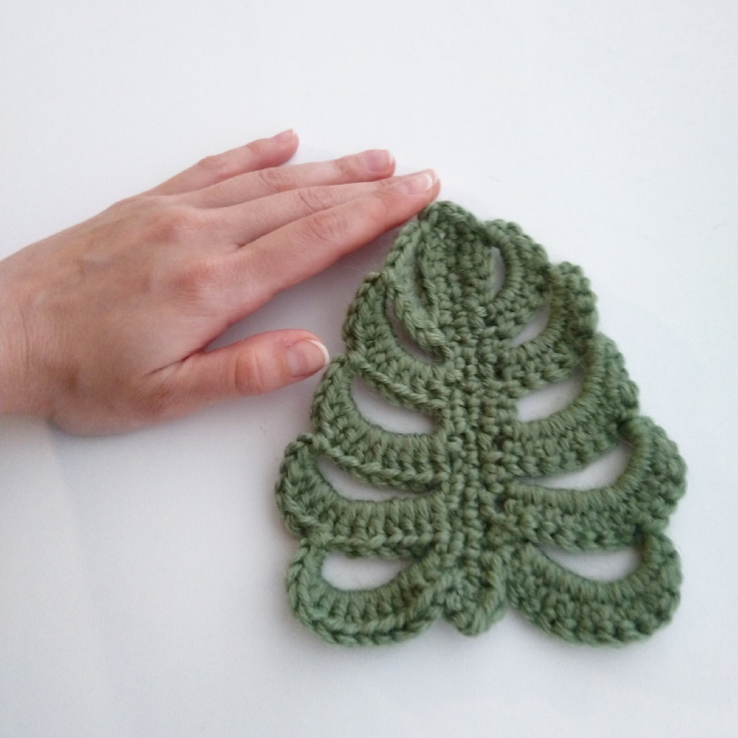 Crochet Monstera Pattern Leaf Earrings Etsy