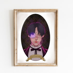Ciel Phantomhive Art Print