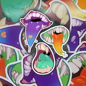 Mouths Stickers Set